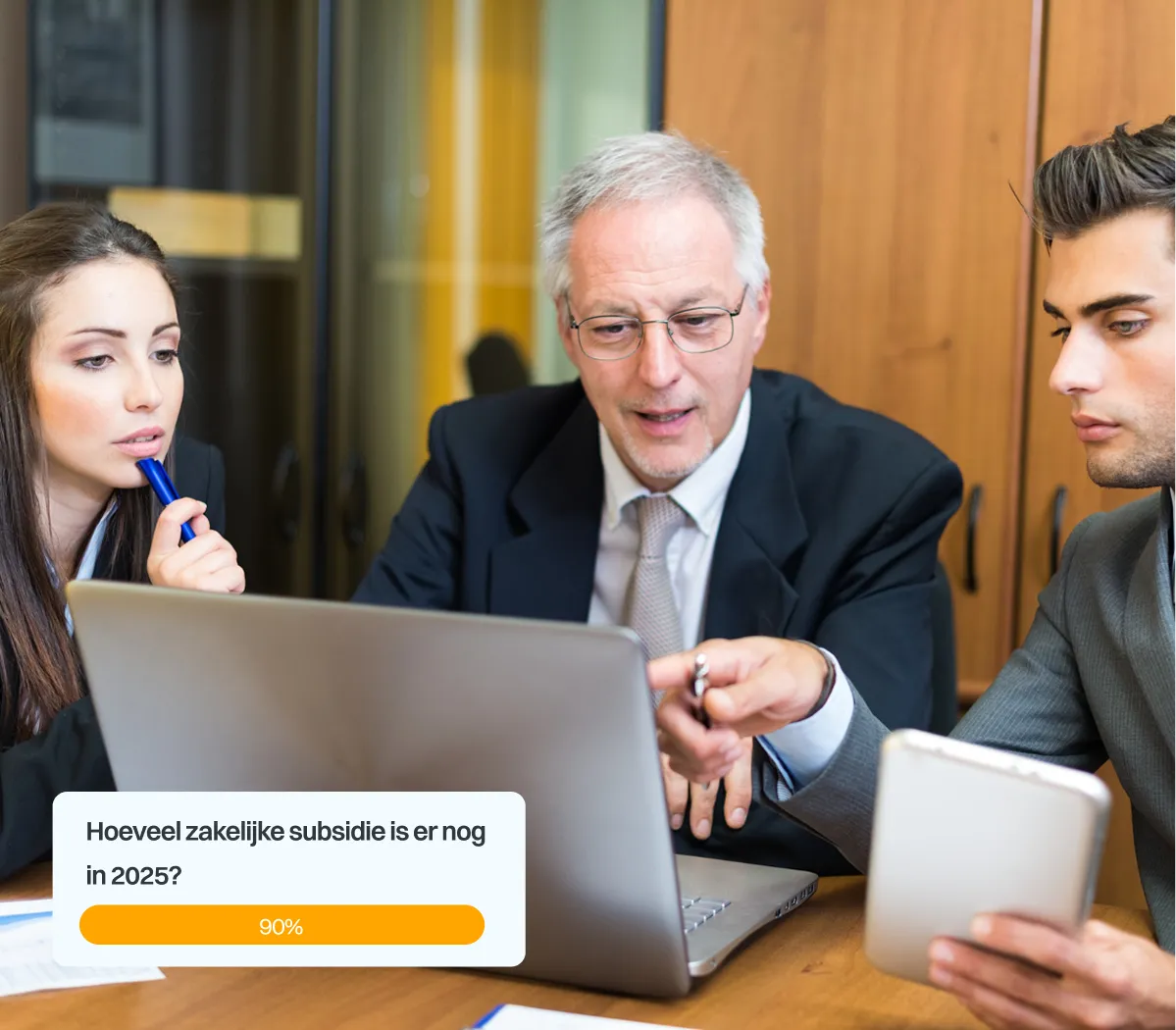 Aanvragen van een bedrijf subsidie werk